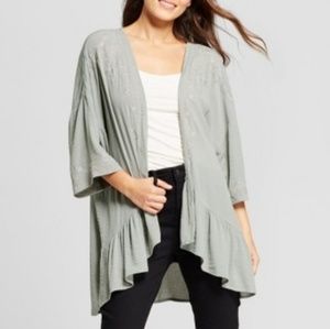 Brand New Knox Rose embroidered kimono cardigan